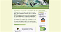 Desktop Screenshot of cairnsbushwalkers.org.au